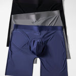 2 Pack Men's Anti-Chafing Seamless Breathable U-Pouch Boxer Briefs