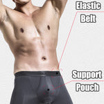 3 Pack Men's Separated Pouch Mesh Support Trunks