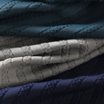 4 Pack Men’s Ice Silk Striped Briefs with Contoured Fit, Breathable Stretch Underwear
