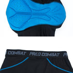 2 Pack Men's Shock-Absorbing Pad High-Stretch Sporty Activewear Tights