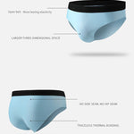 7 Pack Ball Support Seamless Men's Briefs