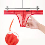 2 Pack Men's Sexy Semi-Transparent Thong