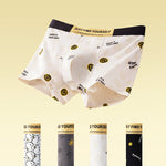 3 Pack Men's Ultra-Soft Cotton Antibacterial Odor-Control Trunks