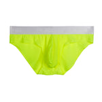 3 Pack Men's Ultra-Thin Ice Silk Briefs with Separation Pouch and Breathable Cooling Comfort