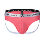 3 Pack Men's Mesh Thong with Stretch & Breathable 3D Support Pouch