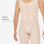 Men’s Abdomen Body Shaper Legs Control Bodysuit