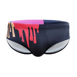 Graffiti Cushioned Men's Swimsuit Briefs
