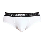 FreeLonger Men’s Soft Cotton Support Pouch Trunks