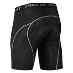 2 Pack Men's Moisture-Wicking Mesh Breathable Shock-Absorbing Riding Activewear Tights