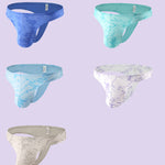 4-pack Men's Supportive Fit Lightweight & Airy Breathable Thong & Strings