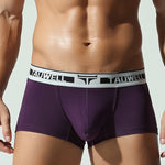 2 Pack Men's Ultra-Soft Breathable Cotton Supportive Fit Sporty Cut Comfy Trunks