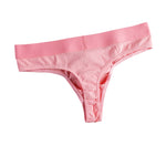 4-Pack Men's Ultra-Soft Cotton Mid-Rise Stay-Put Fit Seamless Thong