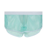 2 Pack Men's Mesh Breathable Solid Color Low-Rise Quick-Dry Fabric Boxers