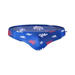 Men's Low-Rise Stylish Print Swim Briefs
