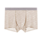 3 Pack Men's Lightweight & Airy Seamless Comfort Ice Silk Trunks