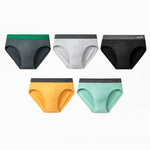3 Pack Men's Seamless Comfort Anti-Chafing Full Coverage Briefs