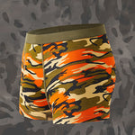 4 Pack Men's Breathable Recycled-Fiber Camo Trunks