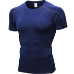 Men’s Simple Tight Short Sleeve