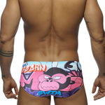 Men's 3D Pouch Trendy Cartoon Swim Briefs