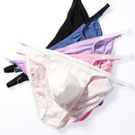 Men's Sexy Big Support Pouch Low-rise String Bikini