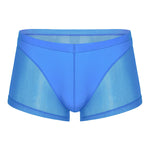 Sexy Panelled Mesh Trunks For Men