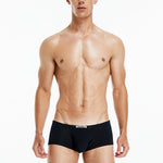 2 Pack Men's Stretch Fit Lightweight & Airy Solid Color Premium Comfy Trunks