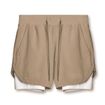 Men's Outdoor Sport Quick-Dry Breathable Double-Layer Activewear Shorts