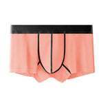 2 Pack Men's Breathable Cotton Seamless Comfort  Skin-Friendly Trunks