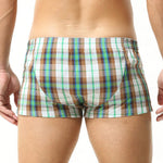 2 Pack Men's Cotton Mixed Tartan Lounge Shorts