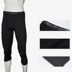 3 Pack Men's Solid Color All-Season Durability & Utility Activewear Tights