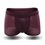4 Pack Men’s Breathable Mesh Trunks with Antibacterial Fabric