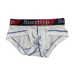 2 Pack Men's Breathable Mesh Ice Silk Low-Rise Cooling Briefs