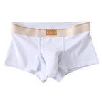 3 Pack Men's Elephant Trunk Separate Cotton Sexy Mid-Rise Solid Color Trunks