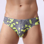 2 Pack Men's Camo Print U-Pouch Briefs