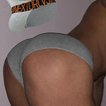 3 Pack Men's Low Rise Cotton Sexy Fashion U Convex Comfort Briefs