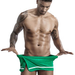 Men's Stylish Homewear Cotton Toweling Side Slit Shorts