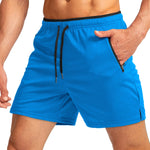 Men's Zipper Pockets & Quick-Dry Movement-Friendly Activewear Shorts