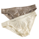 3 Pack Men's Sexy & Stylish Loose-Fit Seamless Solid Color Low-Rise Bikini