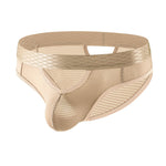4 Pack Men's Sexy Striped Design Day-Long Comfort Soft-Touch Waistband Bikini