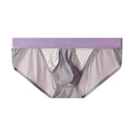 3 Pack Men's Ice Silk Breathable Mesh Low-Rise Classic Briefs