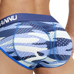 Men's Breathable Mesh Hip-Lifting Briefs