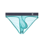 Men's Ultra-Soft Seamless Nylon Briefs Breathable Cooling Fit