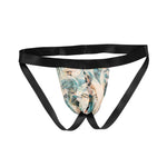 3 Pack Men's Leopard Print Ice Silk Mesh Jockstraps with 3D Pouch Breathable Support