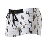 Men's Bold Prints Quick-Dry Fabric Seamless Comfort Swim Shorts & Trunks