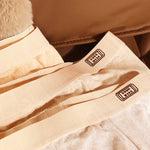 3 Pack Men's Ultra-Soft Simple Solid Color Breathable Cotton Boxers Briefs
