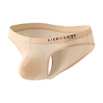 4 Pack Men's Ice Silk Low-Rise Big Pouch Sexy Comfortable Bikini