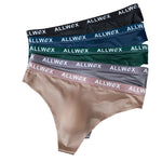 4 Pack Men's Trendy Design Solid Color Quick-Dry Breathable Thongs