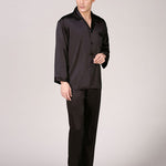 Men's Classic Satin Pajama Set Sleepwear