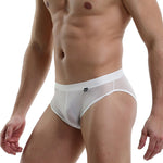 3 Pack Men's Nylon Sexy Low-Rise High-Elastic Briefs