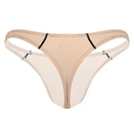 3 Pack Men's Low-Rise U-Pouch & Thin Edging Sporty Cut Thongs